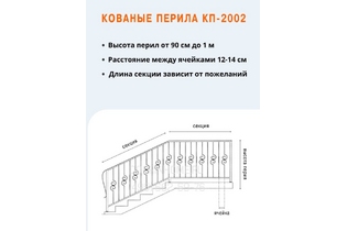 Кованые перила КП-2002