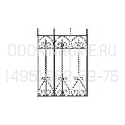 Кованая решетка КР- 1027