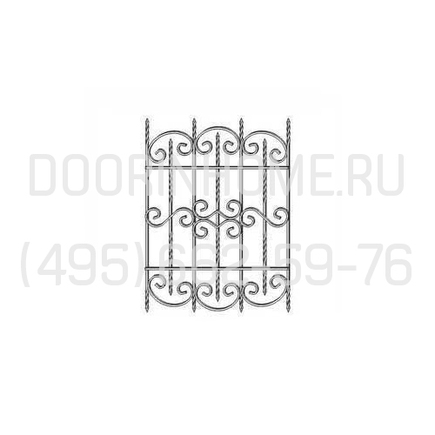 Кованая решетка КР- 1034