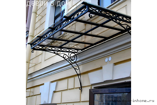 Кованый козырек КК- 6013