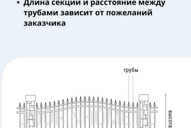 Кованый забор КЗ-4022