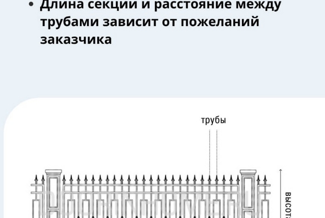 Кованый забор КЗ-4031