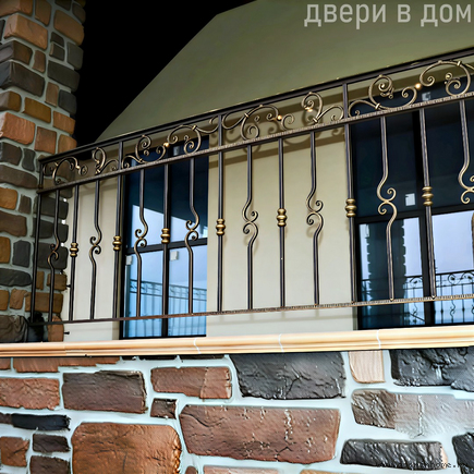 Кованые перила и ограждения для улицы КП-1905
