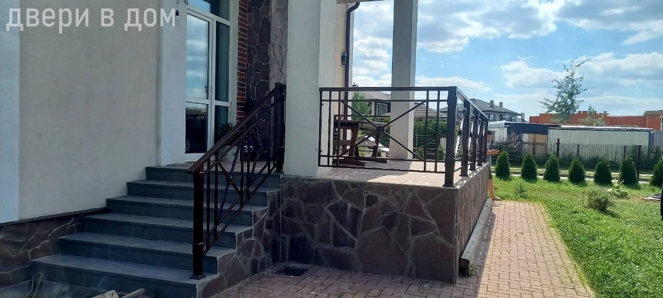 Сварные перила для улицы СП-1037