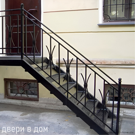 Сварные перила уличные СП-1061