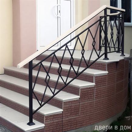 Сварные лестничные перила СП-1070