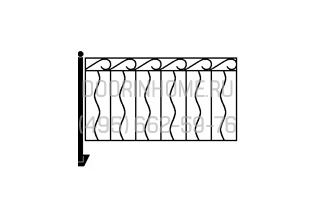 Газонная сварная ограда СО- 0018A