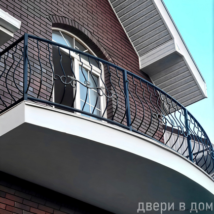 Кованые балконы КО-3025