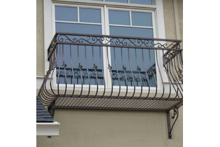 Кованые балконы КО- 3026