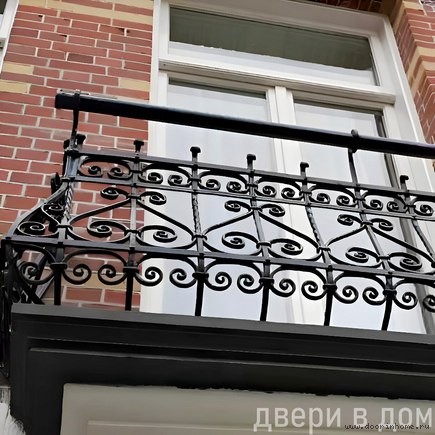 Ограждение для окна с французским изгибом КО-3050