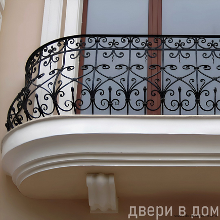 Ограждение для окна с французским изгибом КО-3051
