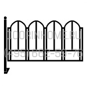 Ритуальная сварная ограда СО- 0027A
