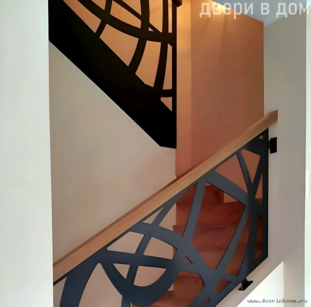 Перила лазерная резка «Волны» ПЛ-005
