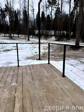 Сварные ограждения с тросами ТО-012